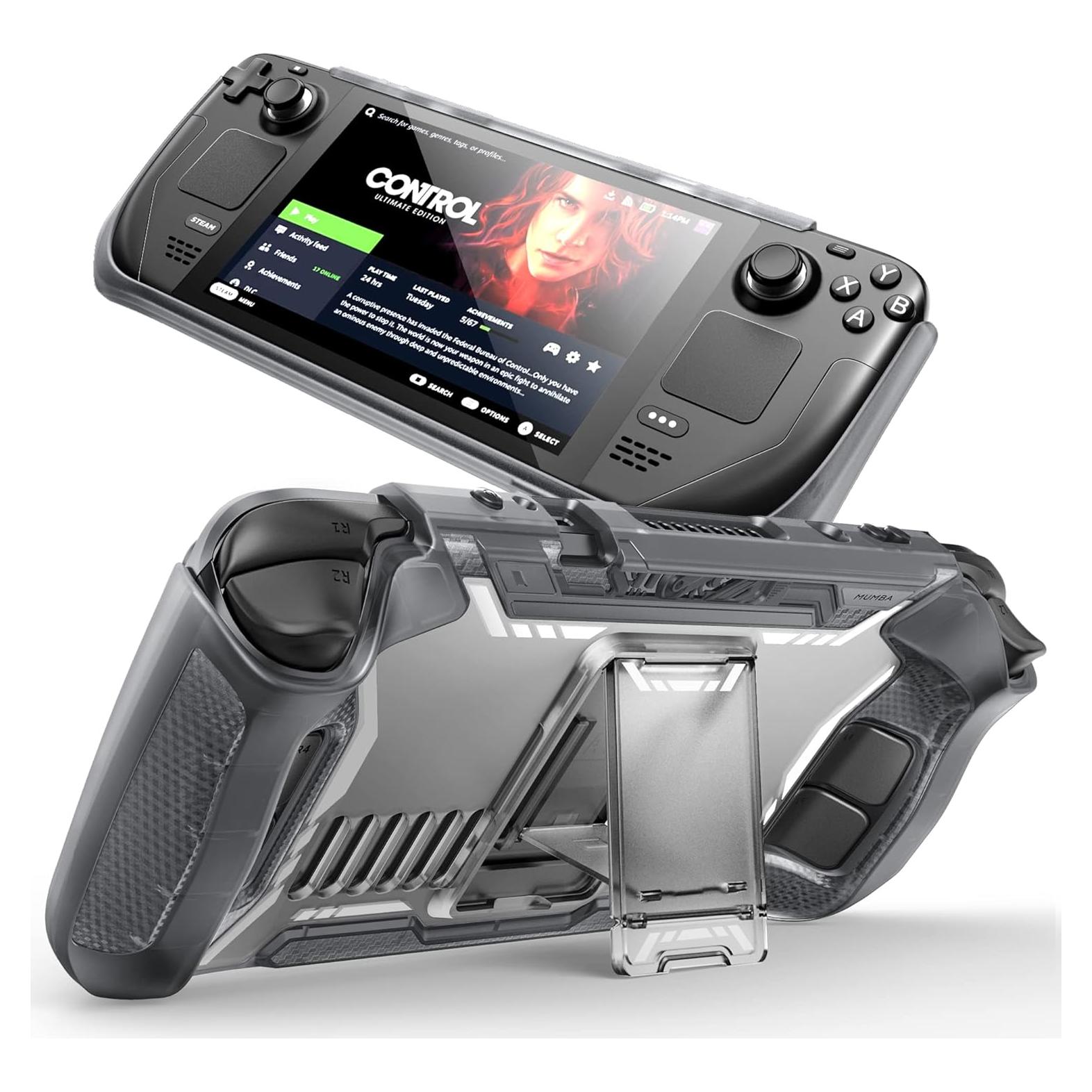 Funda Mumba para Steam Deck OLED 2023 con Soporte y TPU