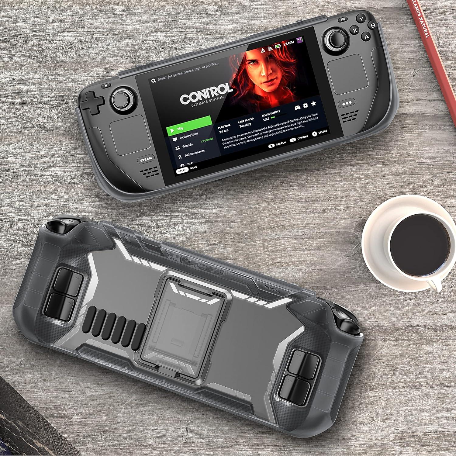 Funda Mumba para Steam Deck OLED 2023 con Soporte y TPU