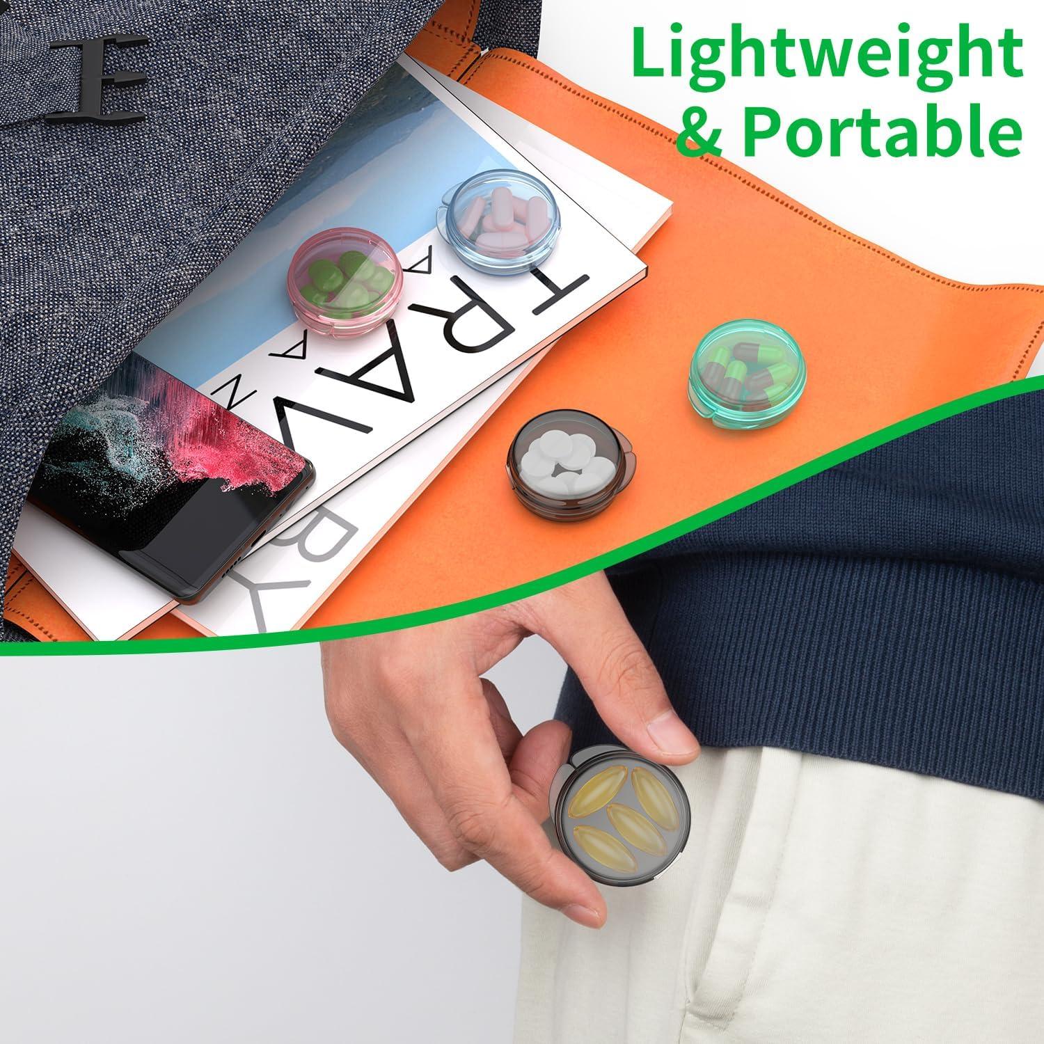 Estuche Organizador de Pastillas Urekt 4 Paquete 4.26 cm