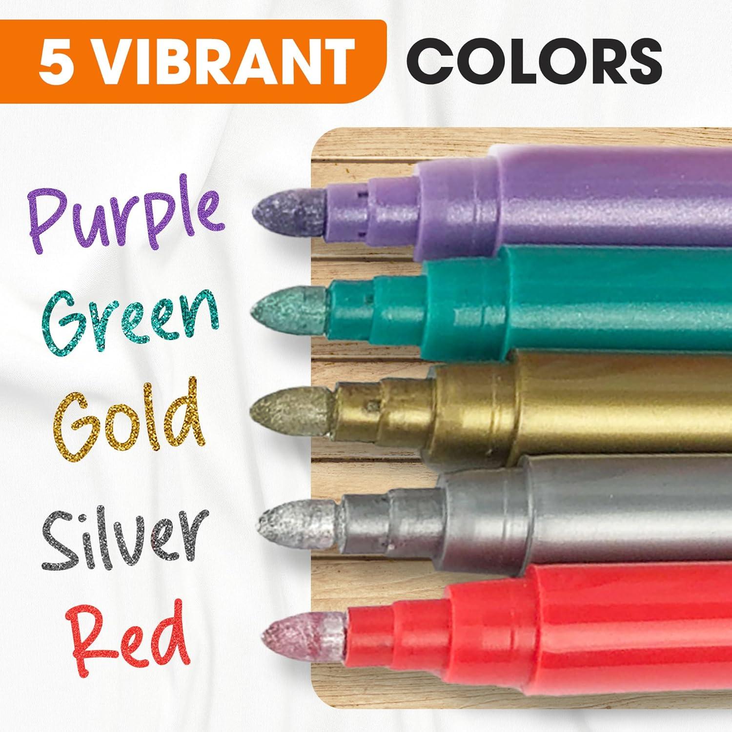 Set de 5 Marcadores de Vino Metálicos Cheer Collection