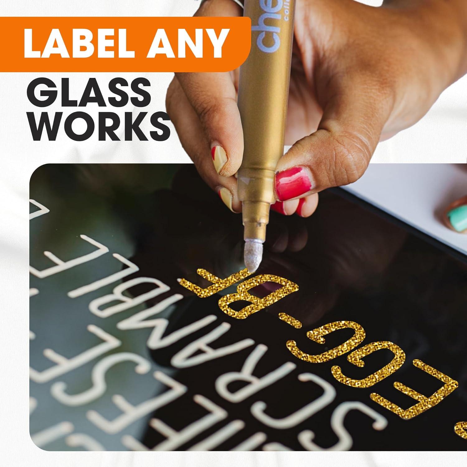 Set de 5 Marcadores de Vino Metálicos Cheer Collection