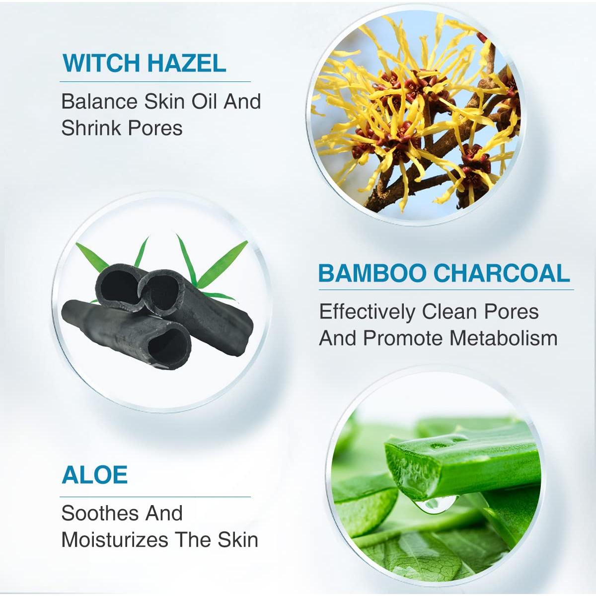 Máscara Peel Off de Carbón de Bambú POP MODERN.C 4 Piezas