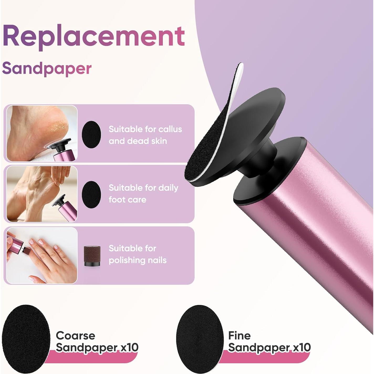 Removedor de Callos Eléctrico 2 en 1 Shenzhen FR10 Rosa