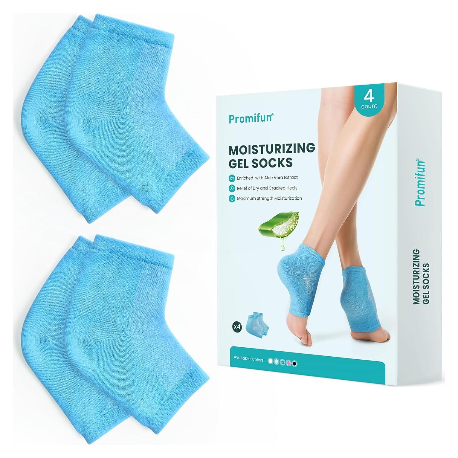 Calcetines Hidratantes Promifun para Talones Agrietados - 2 Pares