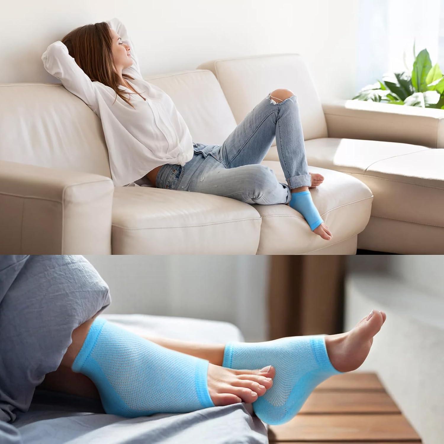 Calcetines Hidratantes Promifun para Talones Agrietados - 2 Pares