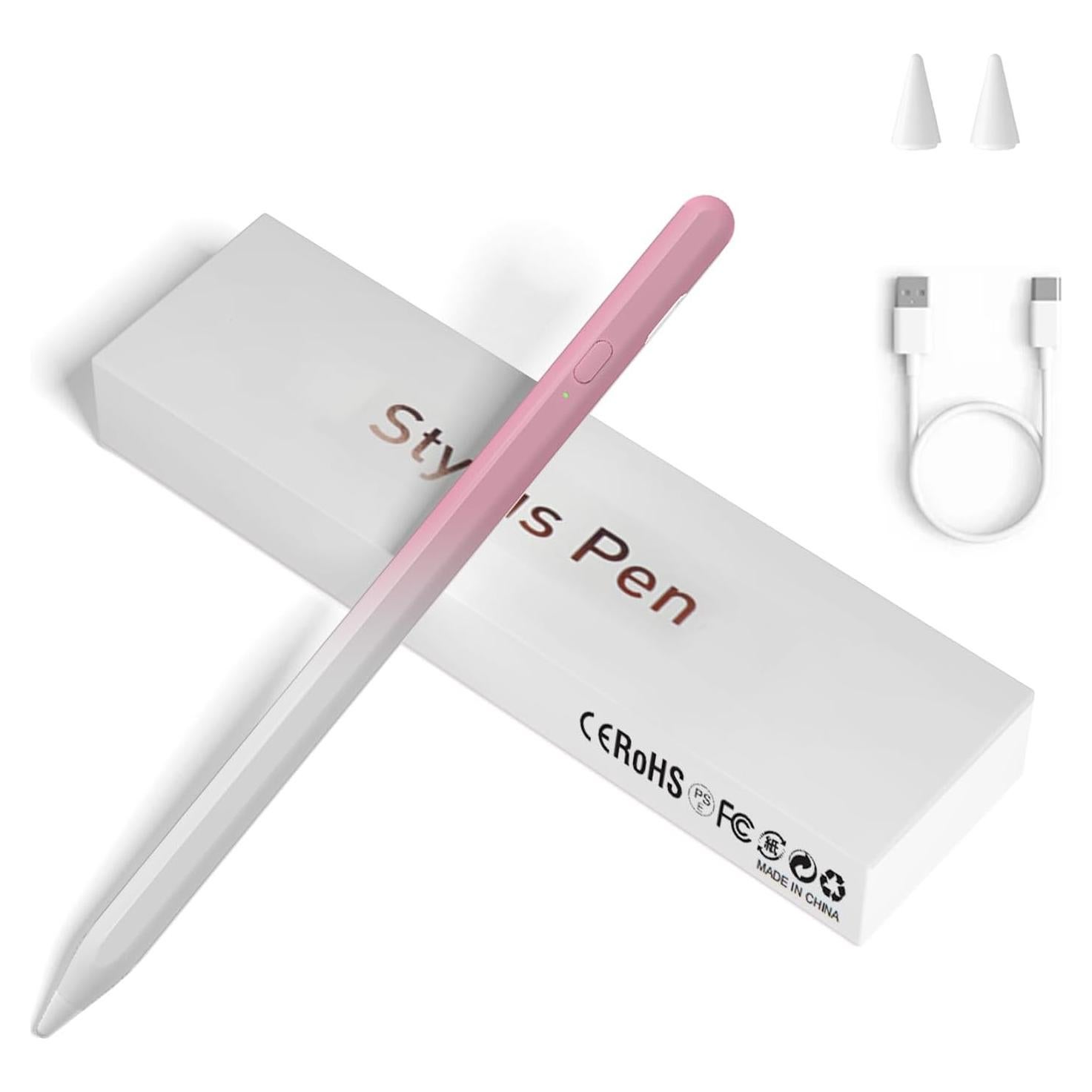 Lápiz Stylus Universal JXYHMY para Pantallas Táctiles - Gradiente Blanco Rosa