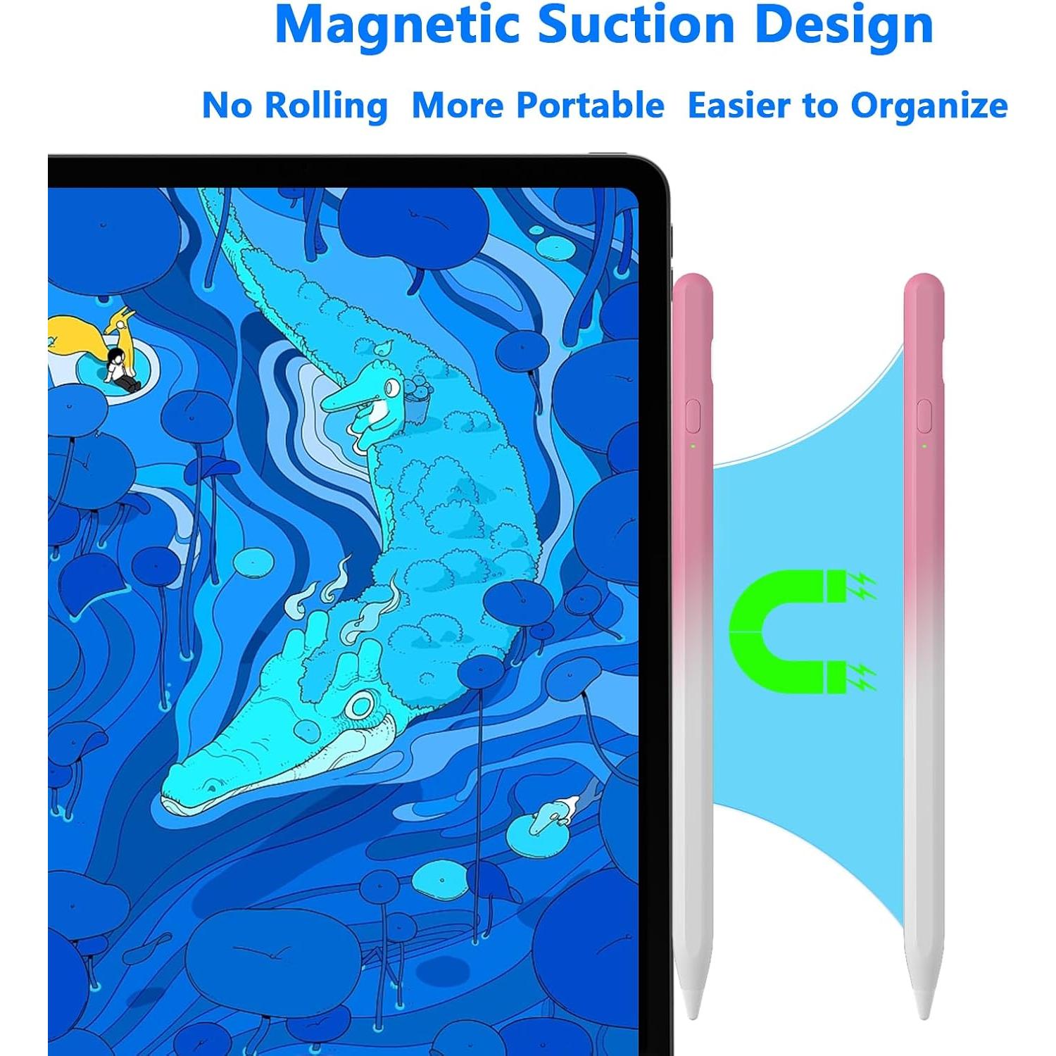 Lápiz Stylus Universal JXYHMY para Pantallas Táctiles - Gradiente Blanco Rosa