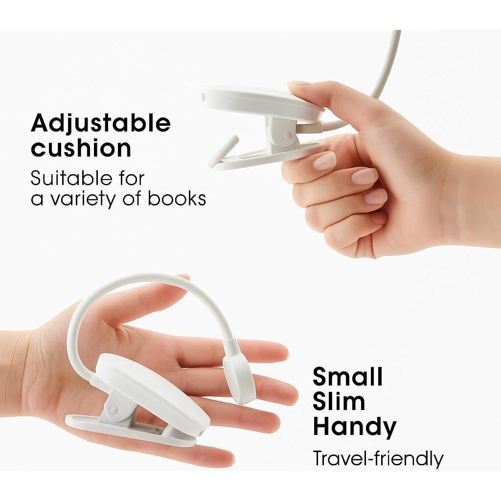 Luz de libro recargable Elampros BK01 con 14 LED y 3 temperaturas