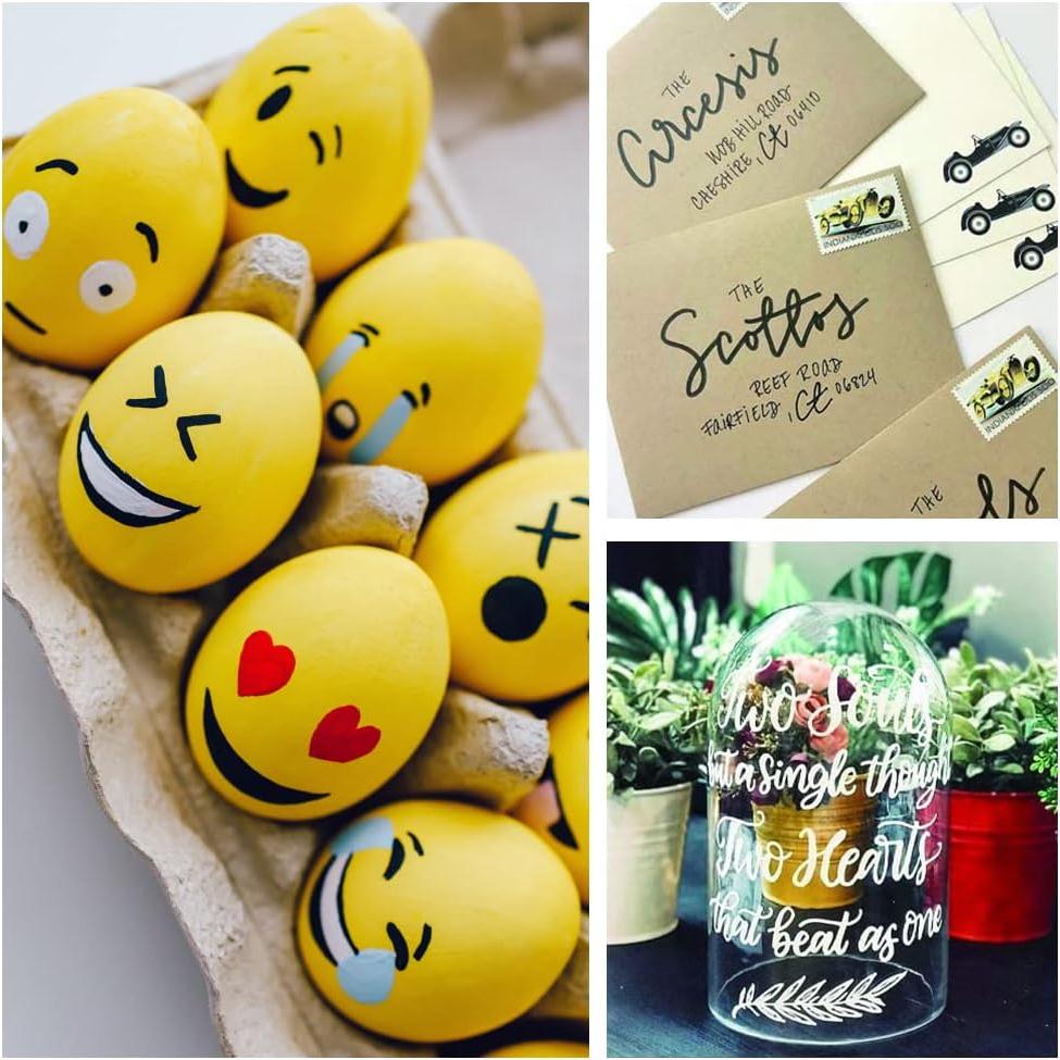 Marcadores Permanentes de Pintura Oil-Based Overseas - 2 Unidades