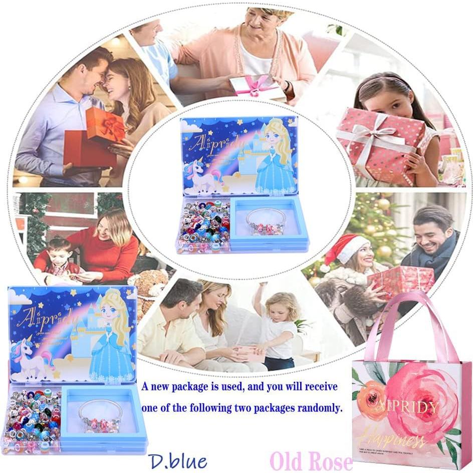 Kit de Fabricación de Pulseras AIPRIDY - 104 Piezas DIY para Niñas