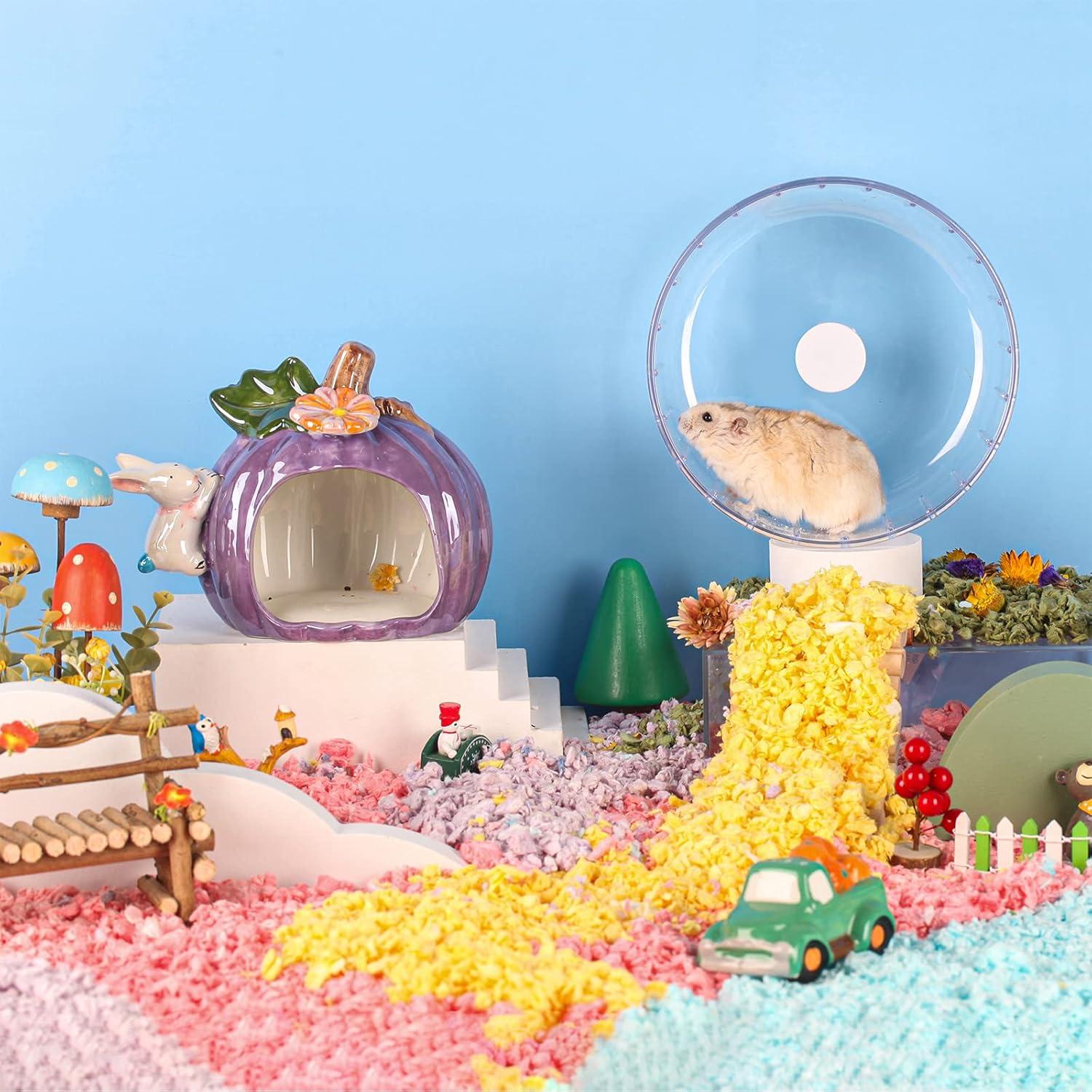 Rueda de Hámster Silenciosa BUCATSTATE 14 cm para Ejercicio