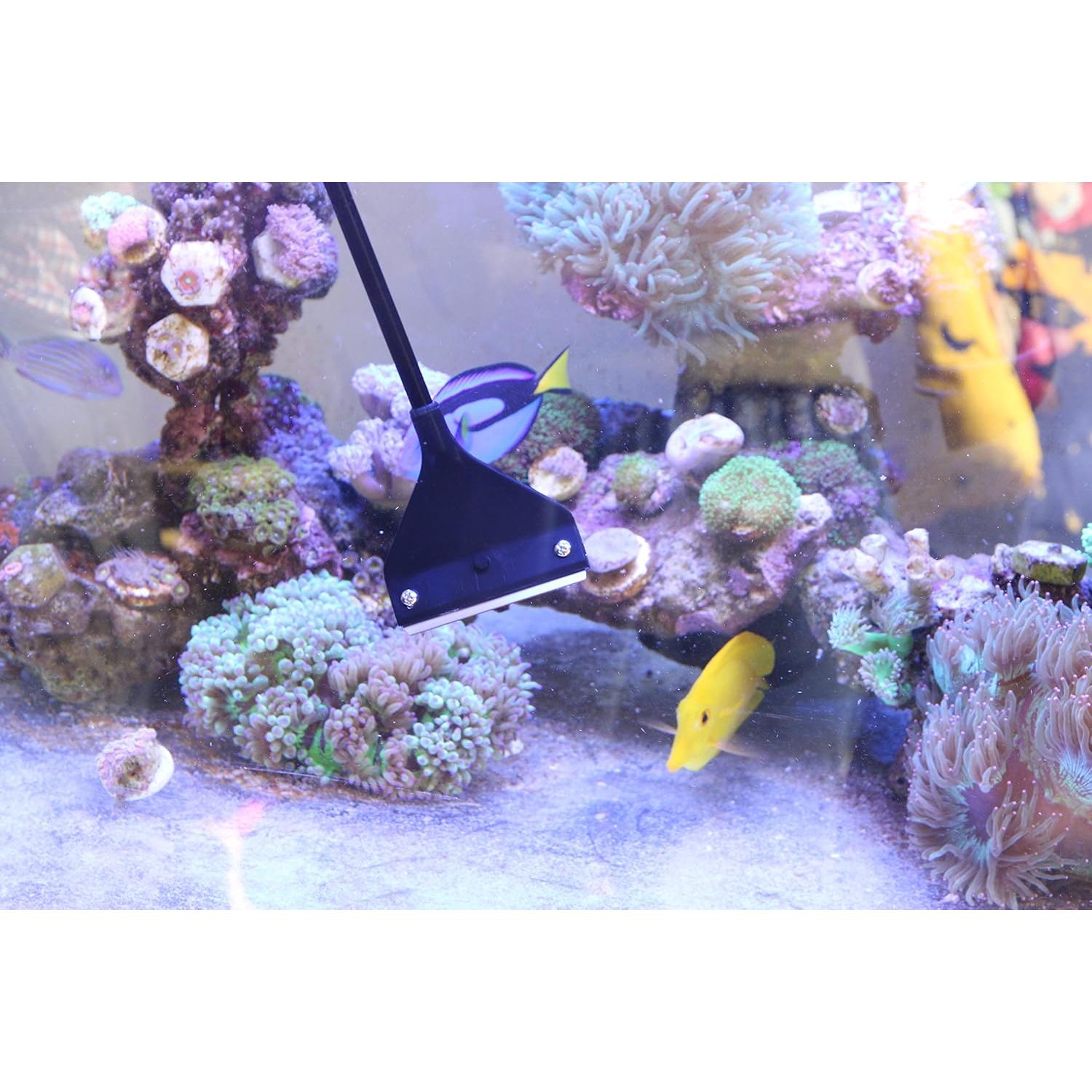 Limpiador de Acuario QANVEE 66 cm con 10 Cuchillas Inoxidable
