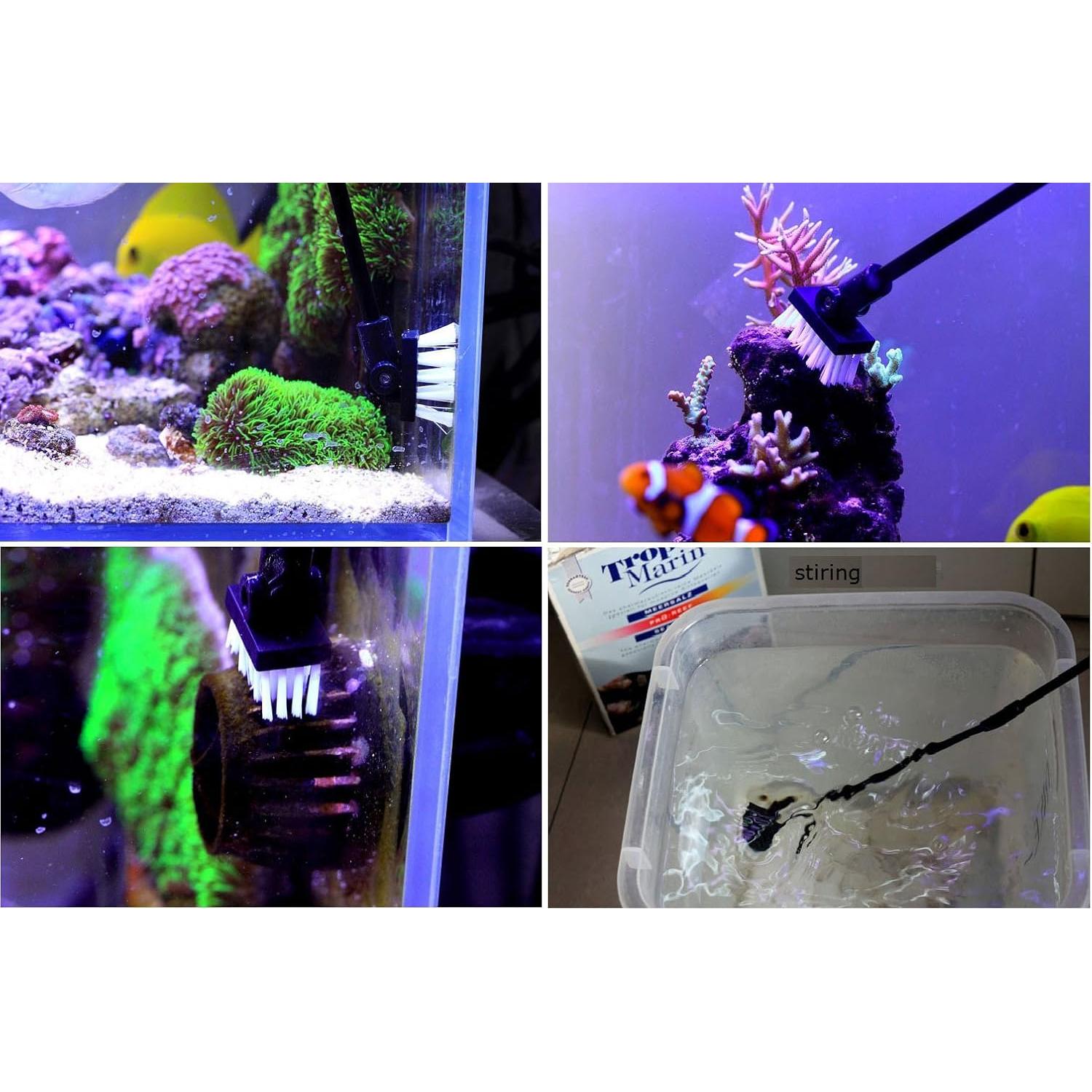 Limpiador de Acuario QANVEE 66 cm con 10 Cuchillas Inoxidable