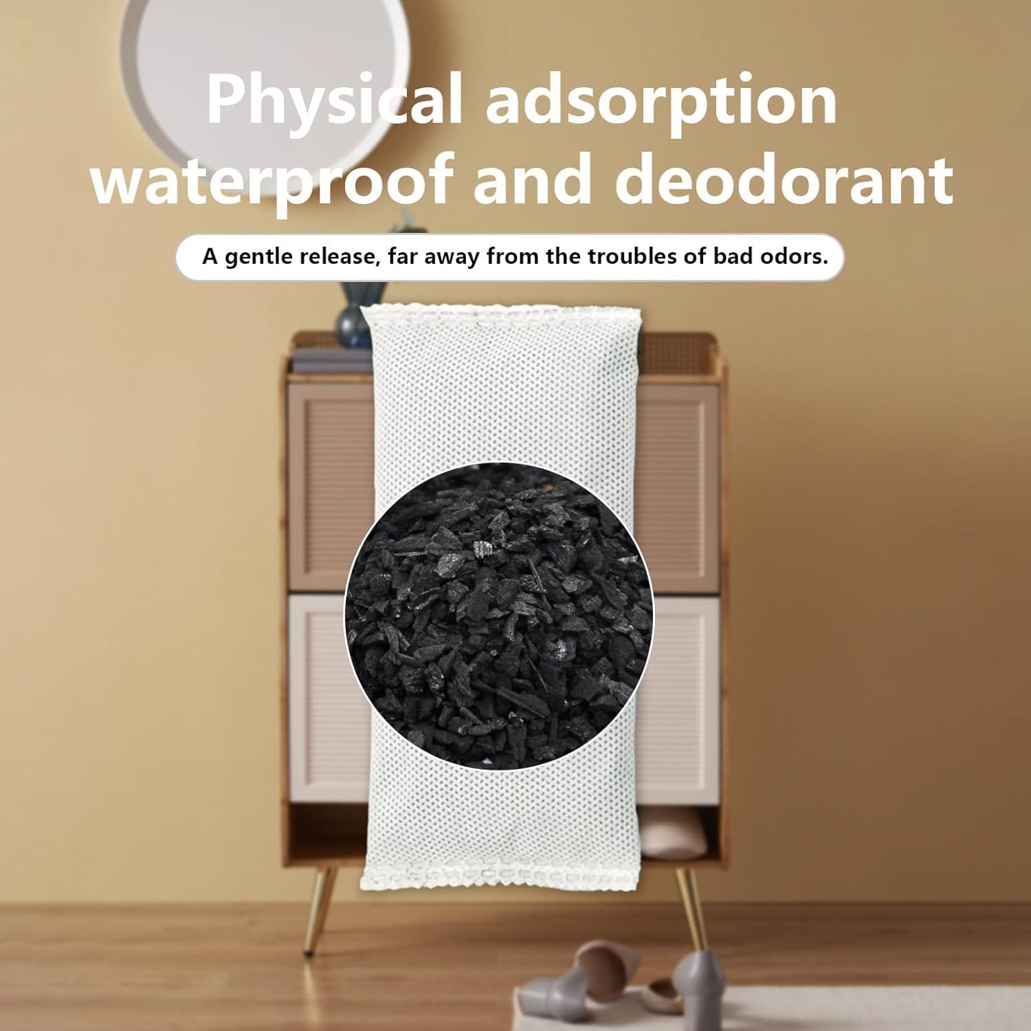 Paquete de 16 bolsas desodorantes KaiCarnte 50g carbón activado