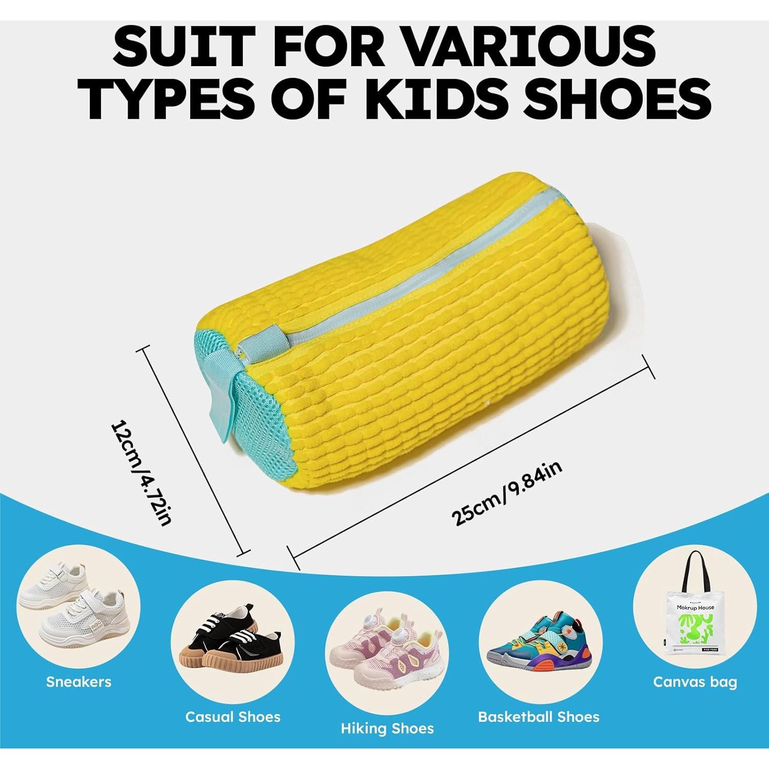 Bolsa de Lavado de Zapatos PACIFOO Amarilla 39x19x19cm