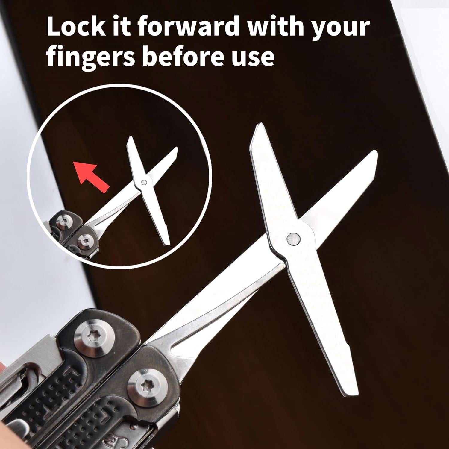 Multiherramienta SQT2048 20 en 1 Plegable Negro