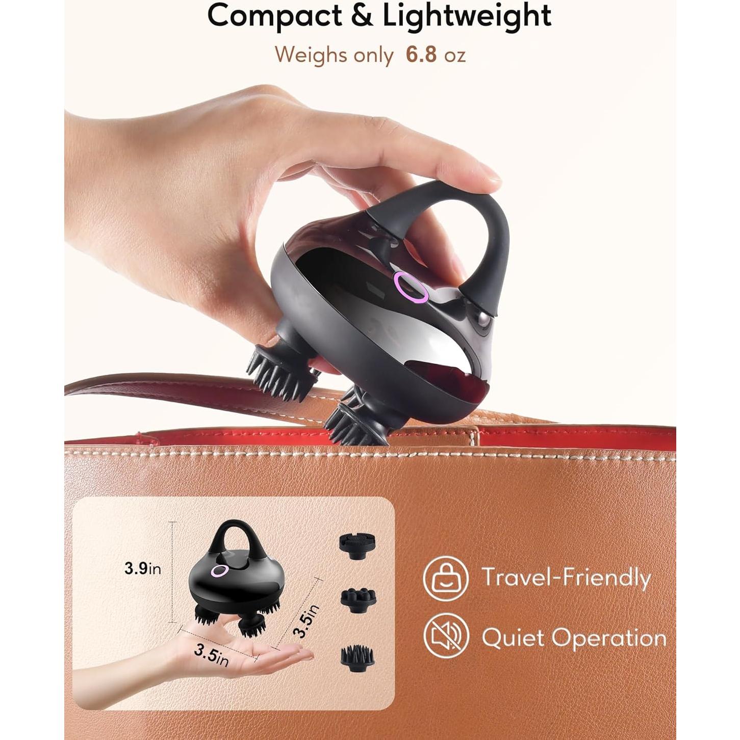 Masajeador eléctrico Arboleaf para cuero cabelludo 6 en 1