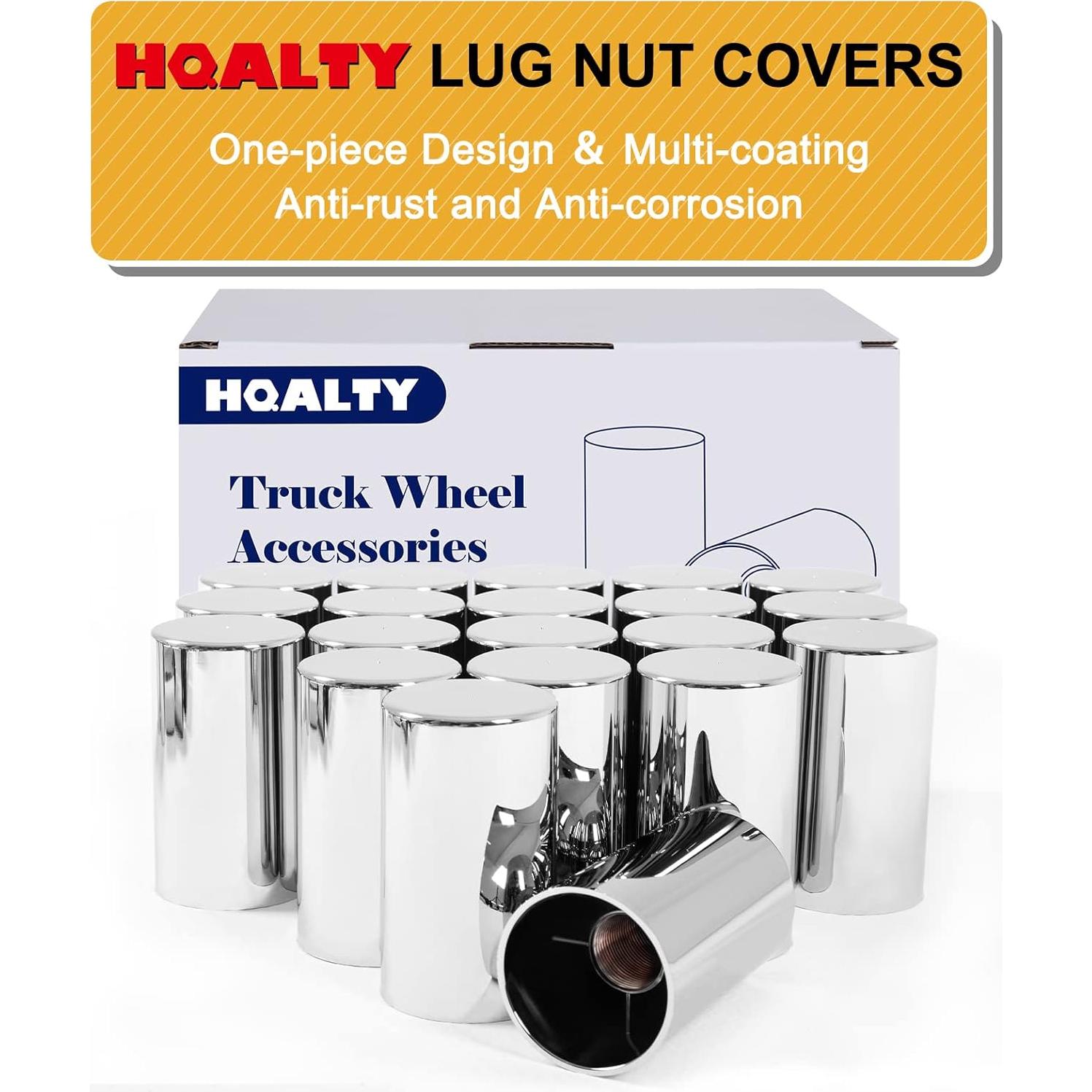 20 Piezas Cubiertas de Tuercas de Llantas HQALTY 32mm/33mm