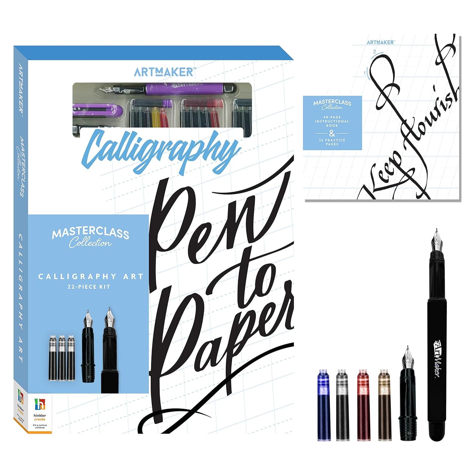 Kit de Caligrafía Art Maker - Aprende desde Principiante a Avanzado