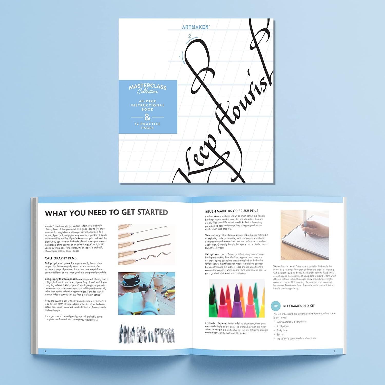 Kit de Caligrafía Art Maker - Aprende desde Principiante a Avanzado