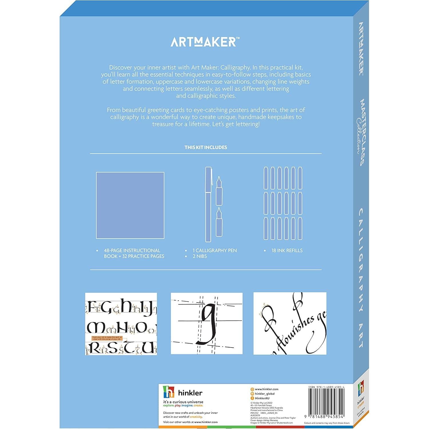 Kit de Caligrafía Art Maker - Aprende desde Principiante a Avanzado