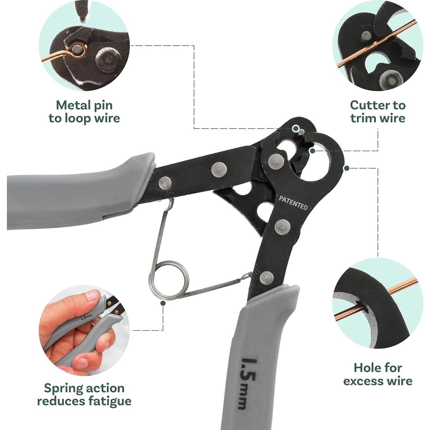 Alicate de Bucle The Beadsmith 1.5 mm para Joyería