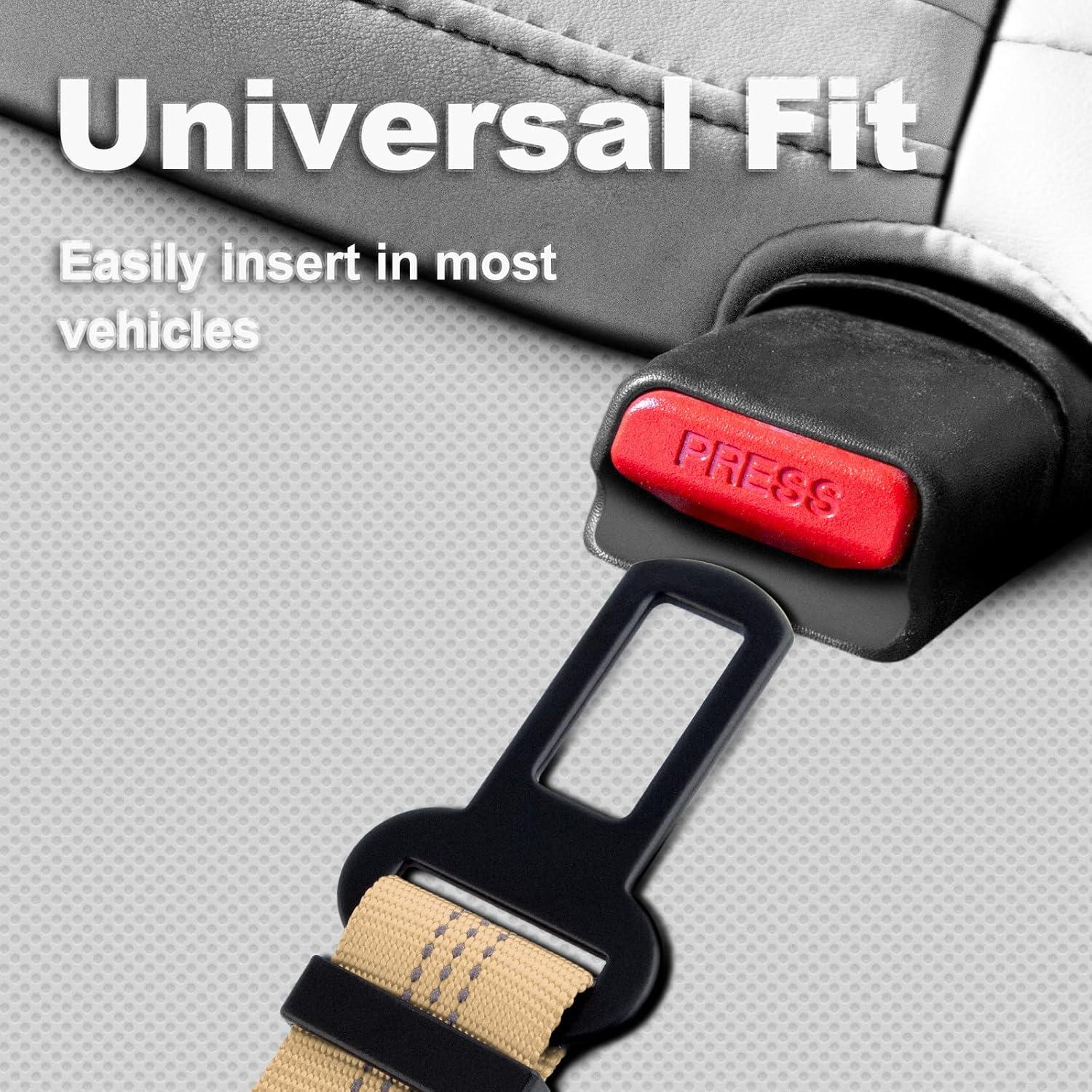 Cinturón de Seguridad para Perros Plutus Pet Ajustable Beige