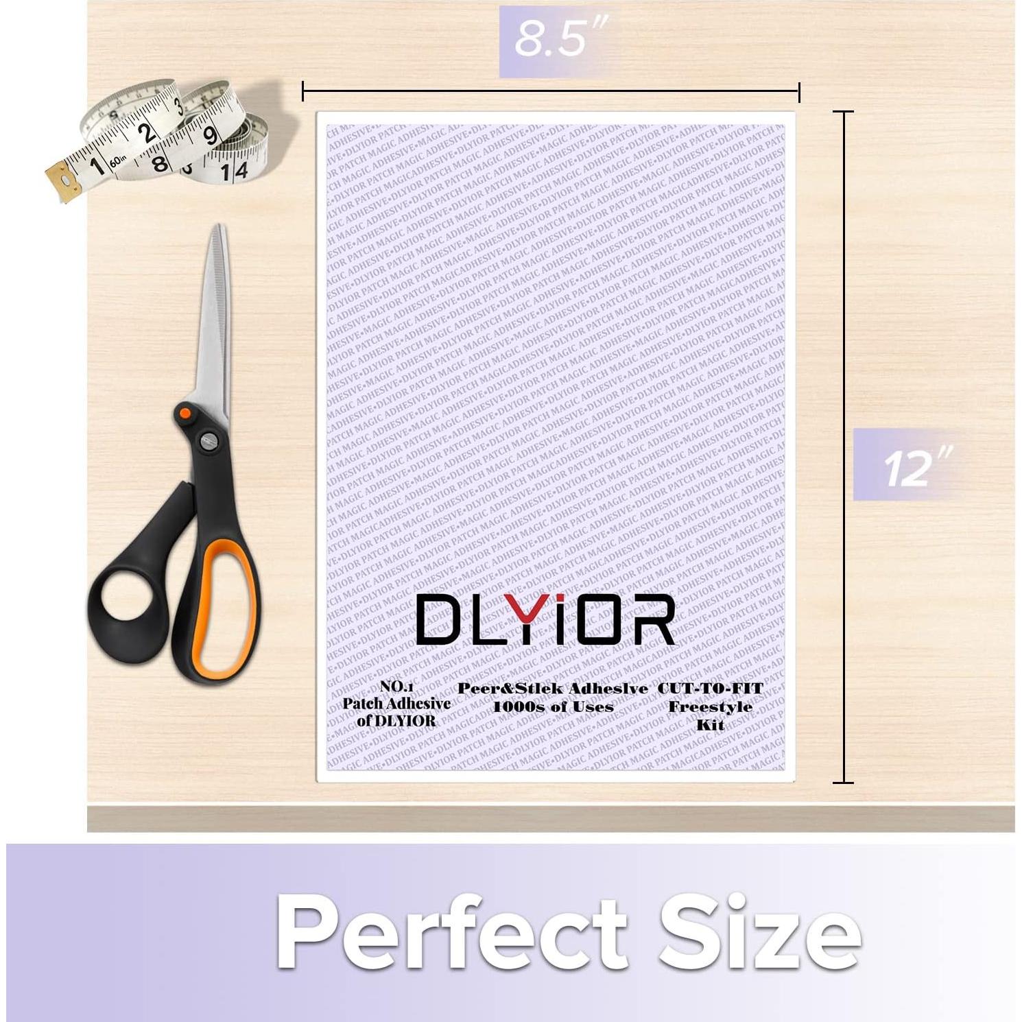 Pega Mágica Adhesiva DLYIOR 2 Paquete 21.6x30.5 cm Lavable