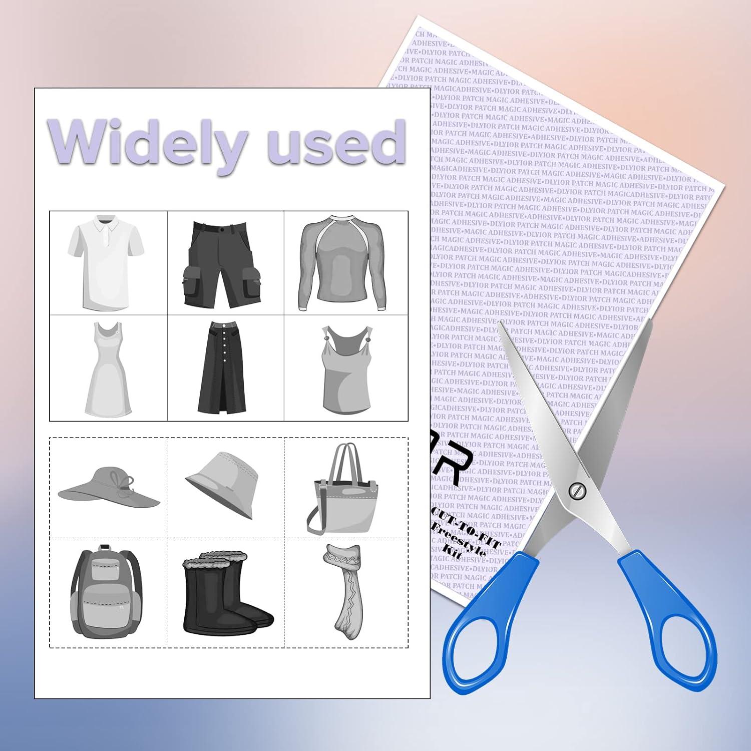 Pega Mágica Adhesiva DLYIOR 2 Paquete 21.6x30.5 cm Lavable