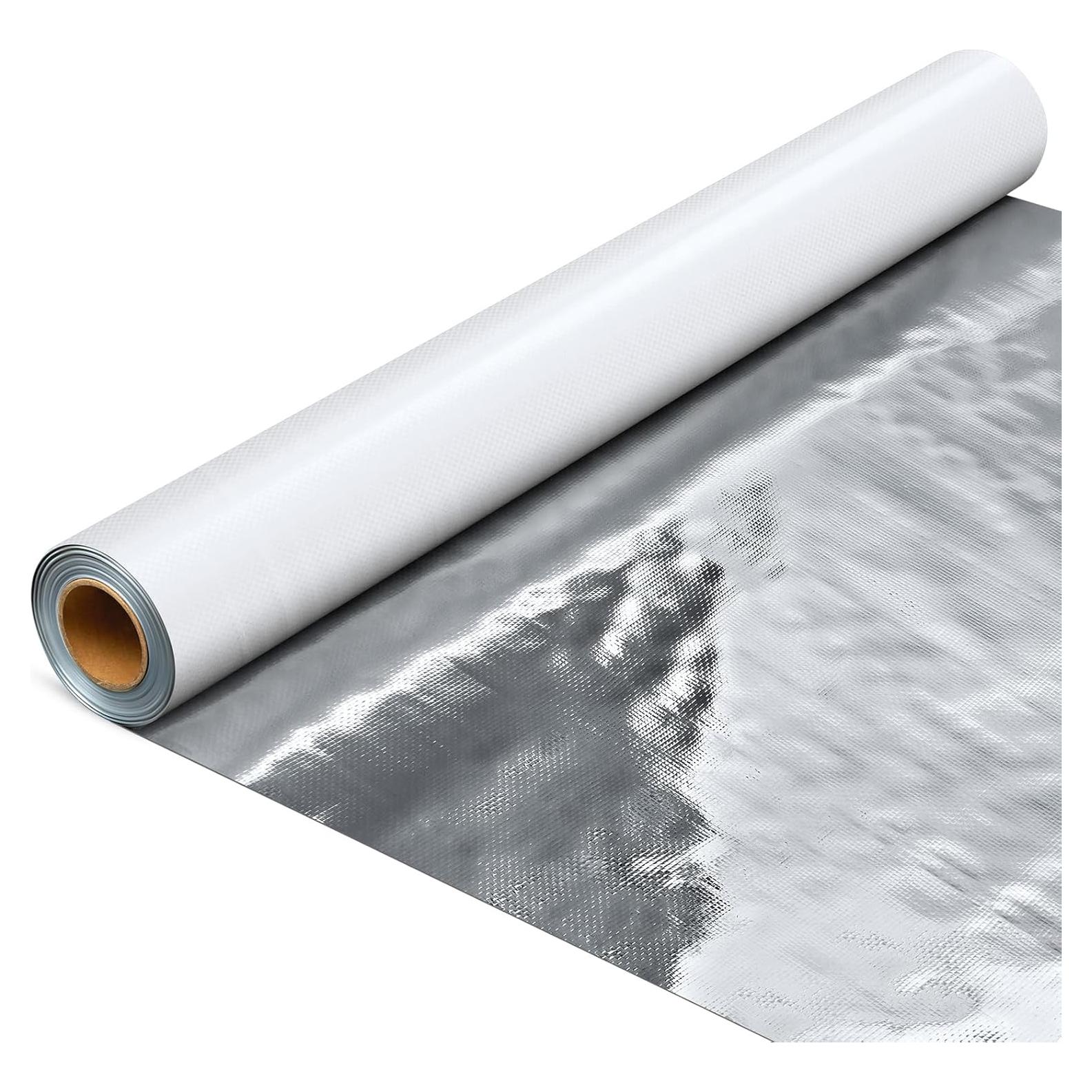 Barrera Radiante Aislante Ireer 1.22m x 38.1m Foil Blanco