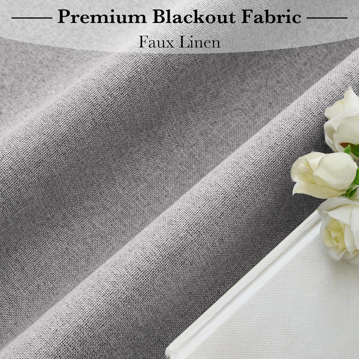 Cortina de Oscurecimiento Total RYB HOME 20.32x91.44 cm Gris