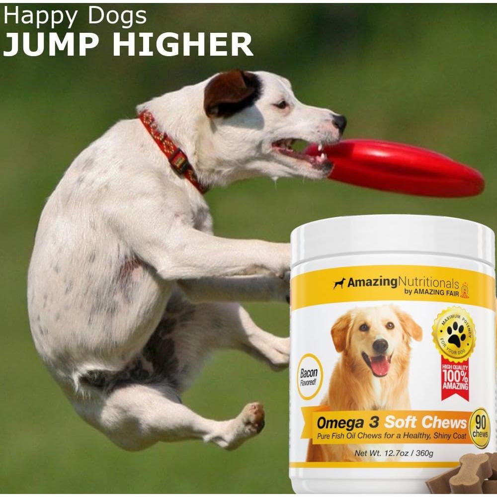 Suplemento Omega 3 para Perros Amazing Nutritionals - 90 Masticables