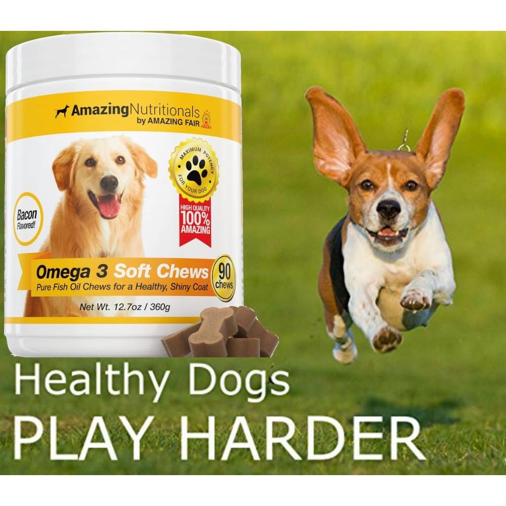 Suplemento Omega 3 para Perros Amazing Nutritionals - 90 Masticables