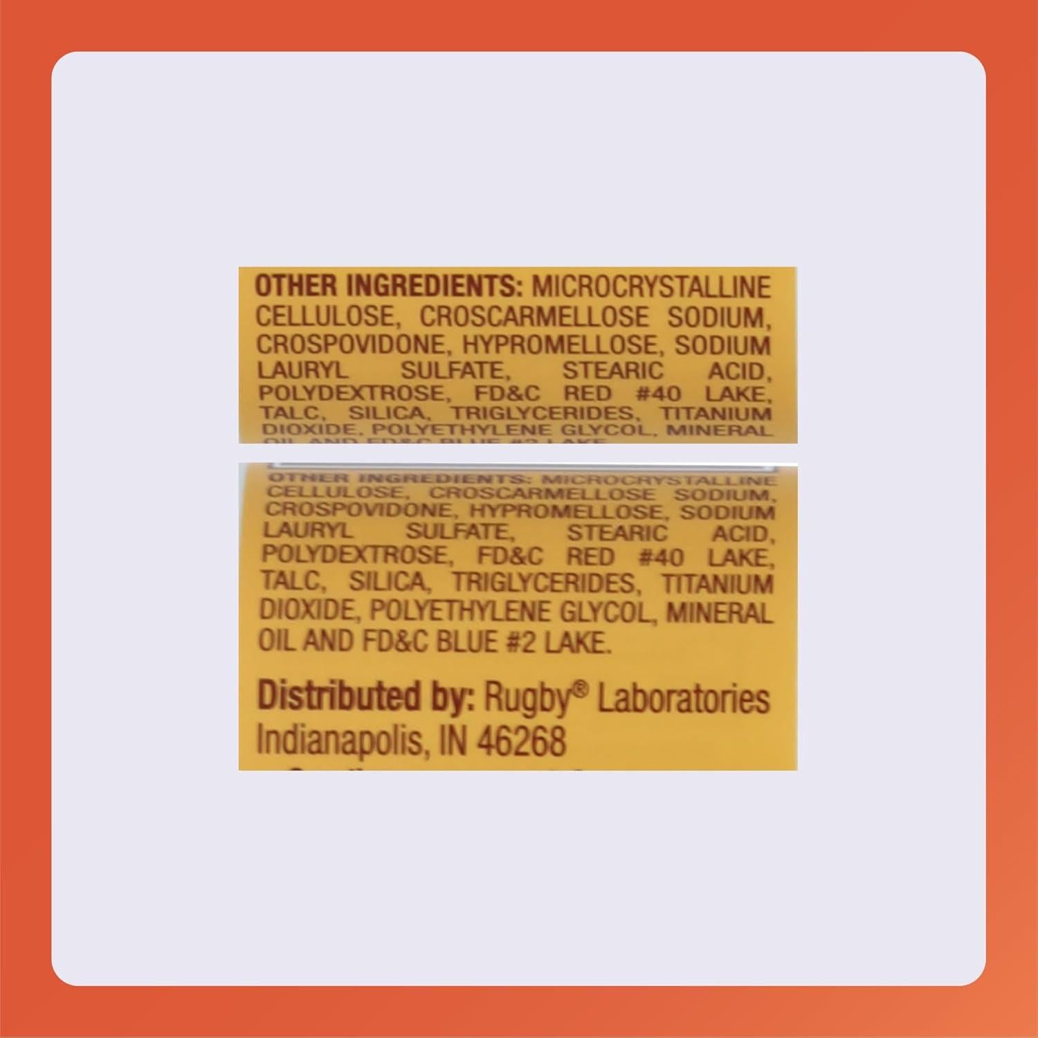 Tabletas de Sulfato Ferroso 325mg Rugby - Suplemento de Hierro 100 Unidades