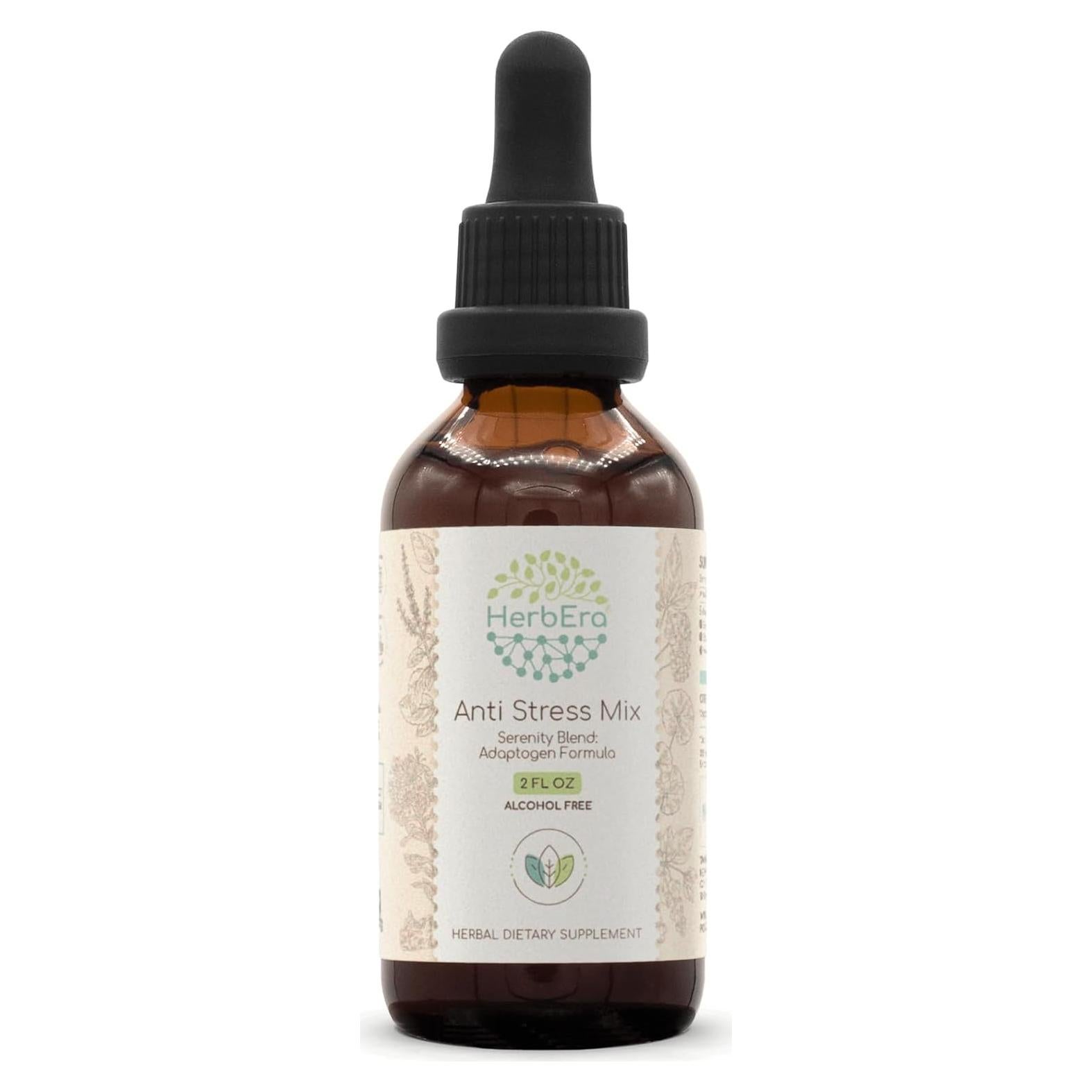 Extracto Herbal Sin Alcohol Anti Estrés HerbEra 60 ml