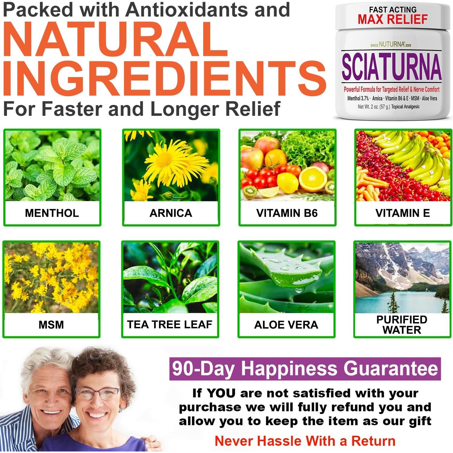 Crema para Nervio Ciático Nuturna 59.15 ml - Alivio Rápido