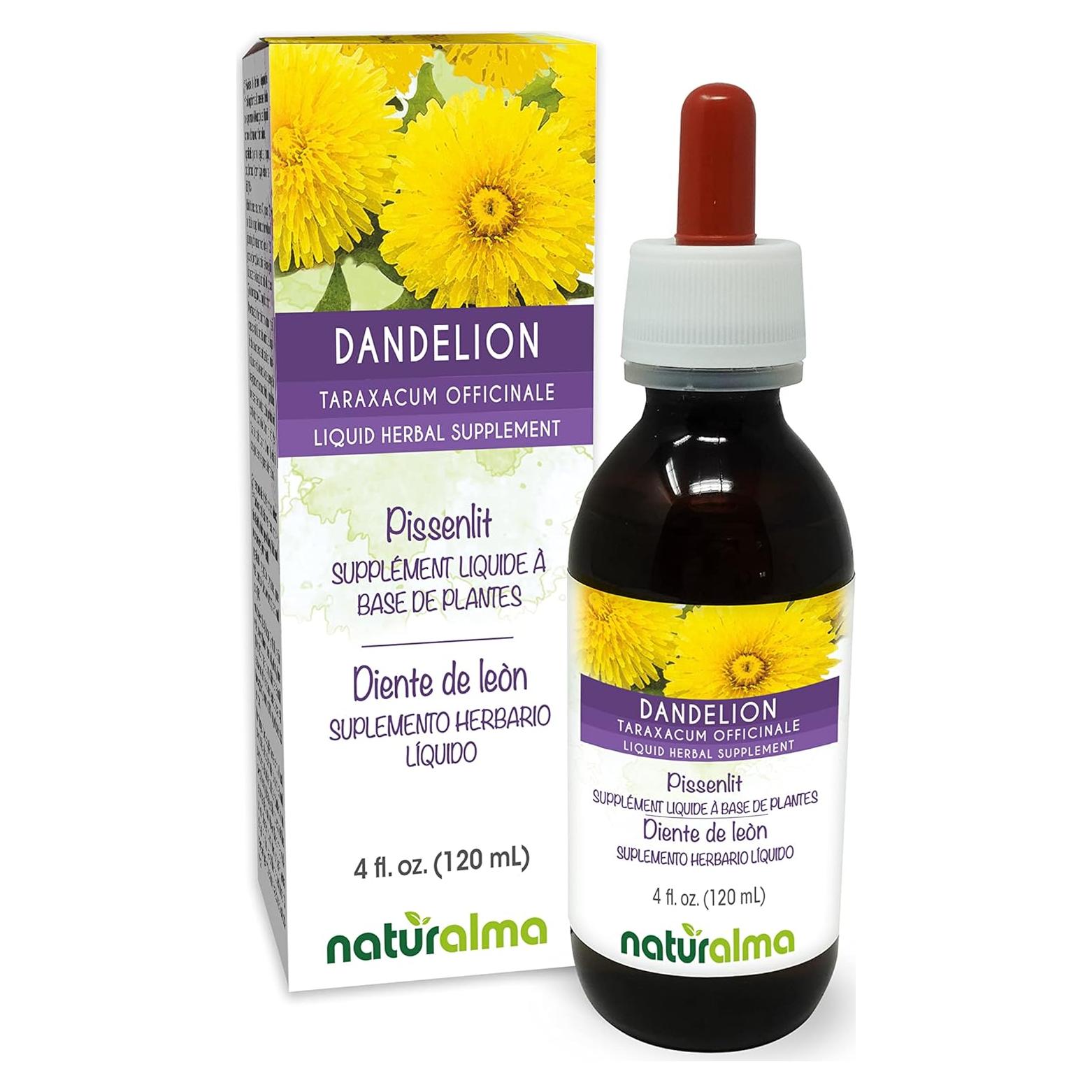 Extracto líquido de diente de león Naturalma 118.29 ml - Vegano