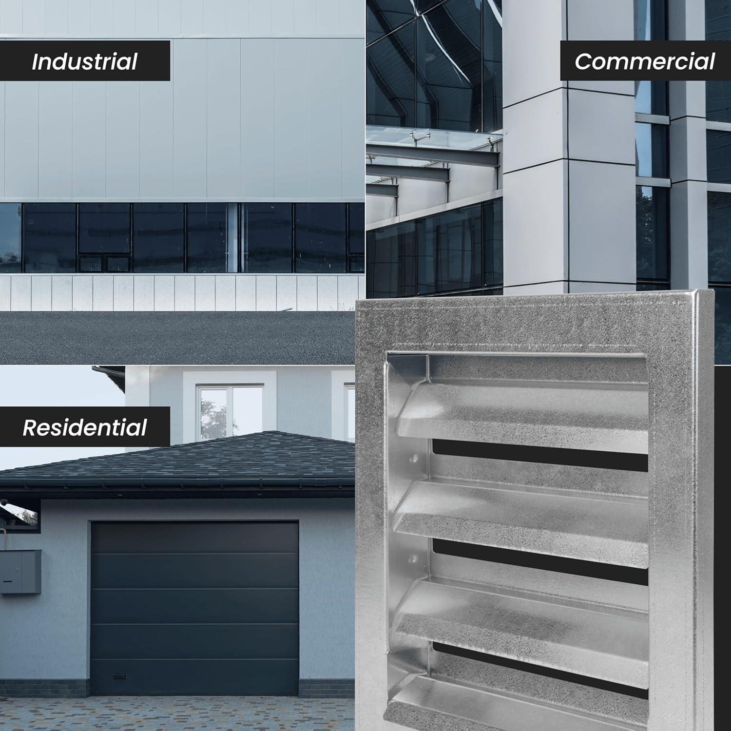 Rejilla de Ventilación Repa Market 20.32 cm Acero Galvanizado