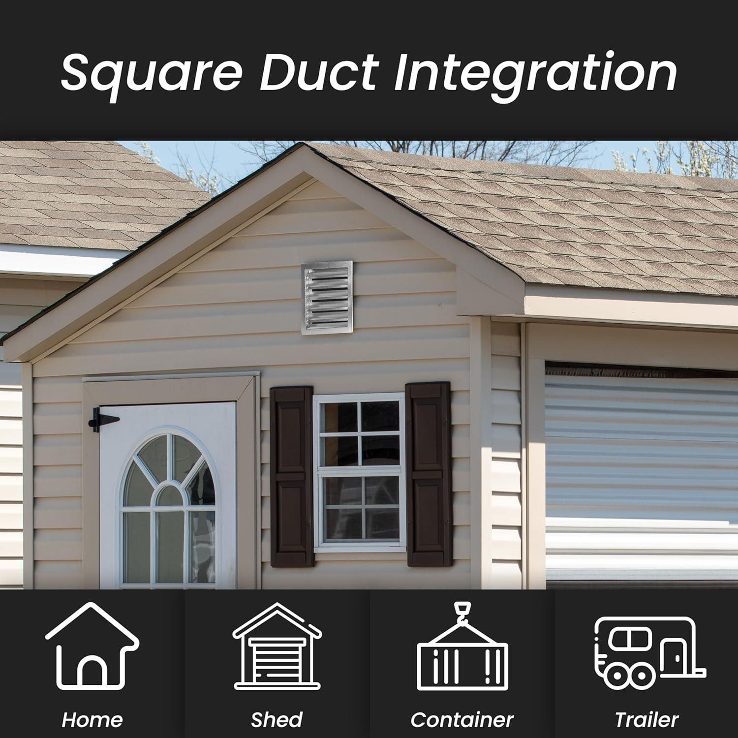 Rejilla de Ventilación Repa Market 20.32 cm Acero Galvanizado