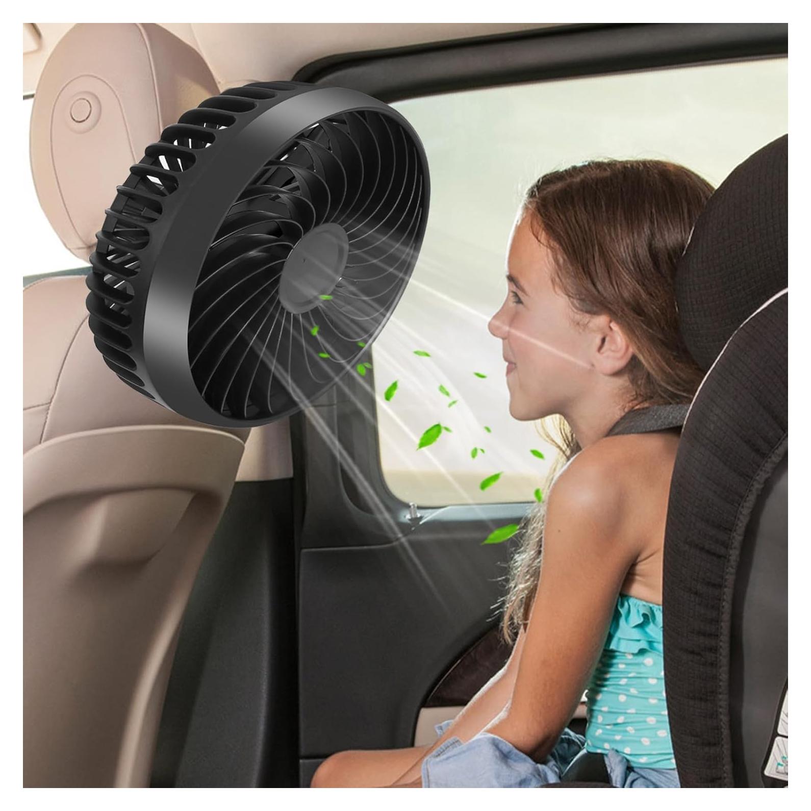 Ventilador de Asiento Trasero Dicross F6501 USB Ajustable