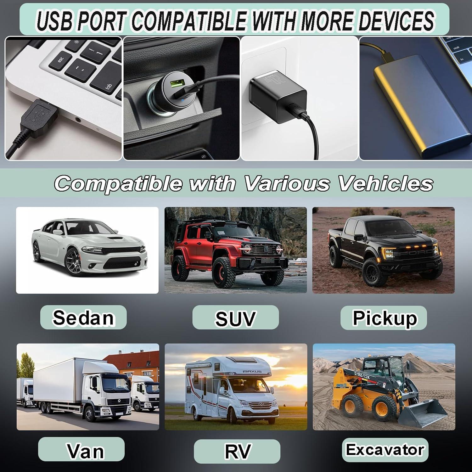 Ventilador de Asiento Trasero Dicross F6501 USB Ajustable