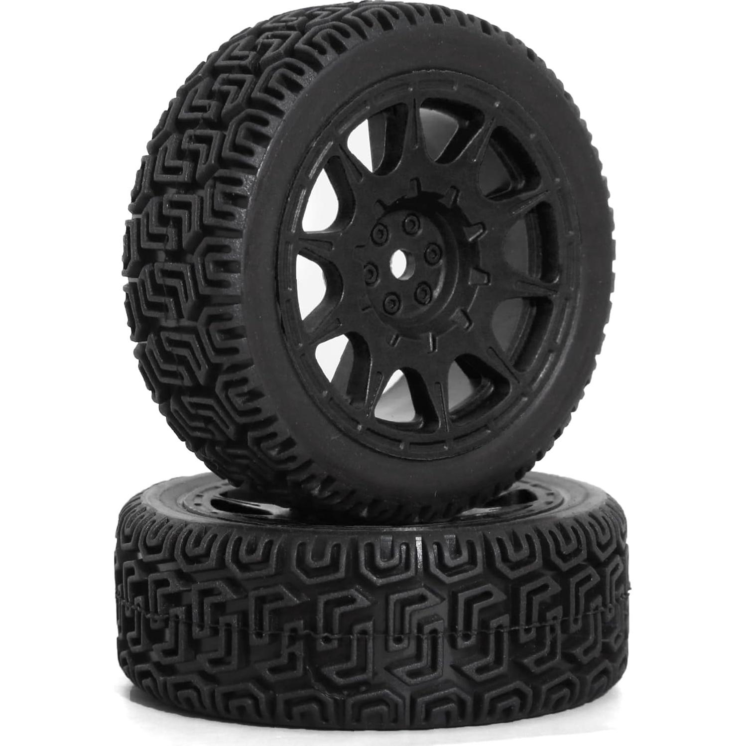 Neumáticos Runflat 1/10 JIHAIYEMENGZHEN 68mm Off-road 4 PCS