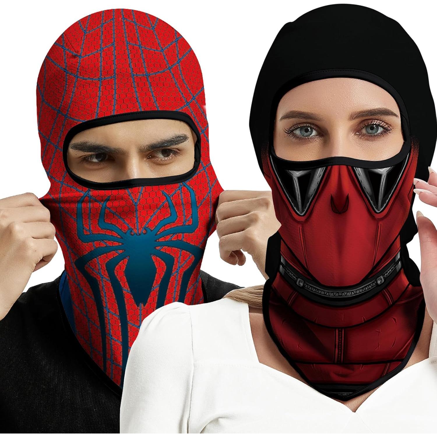 4PCS Máscara Balaclava Unisex de Poliéster para Deportes