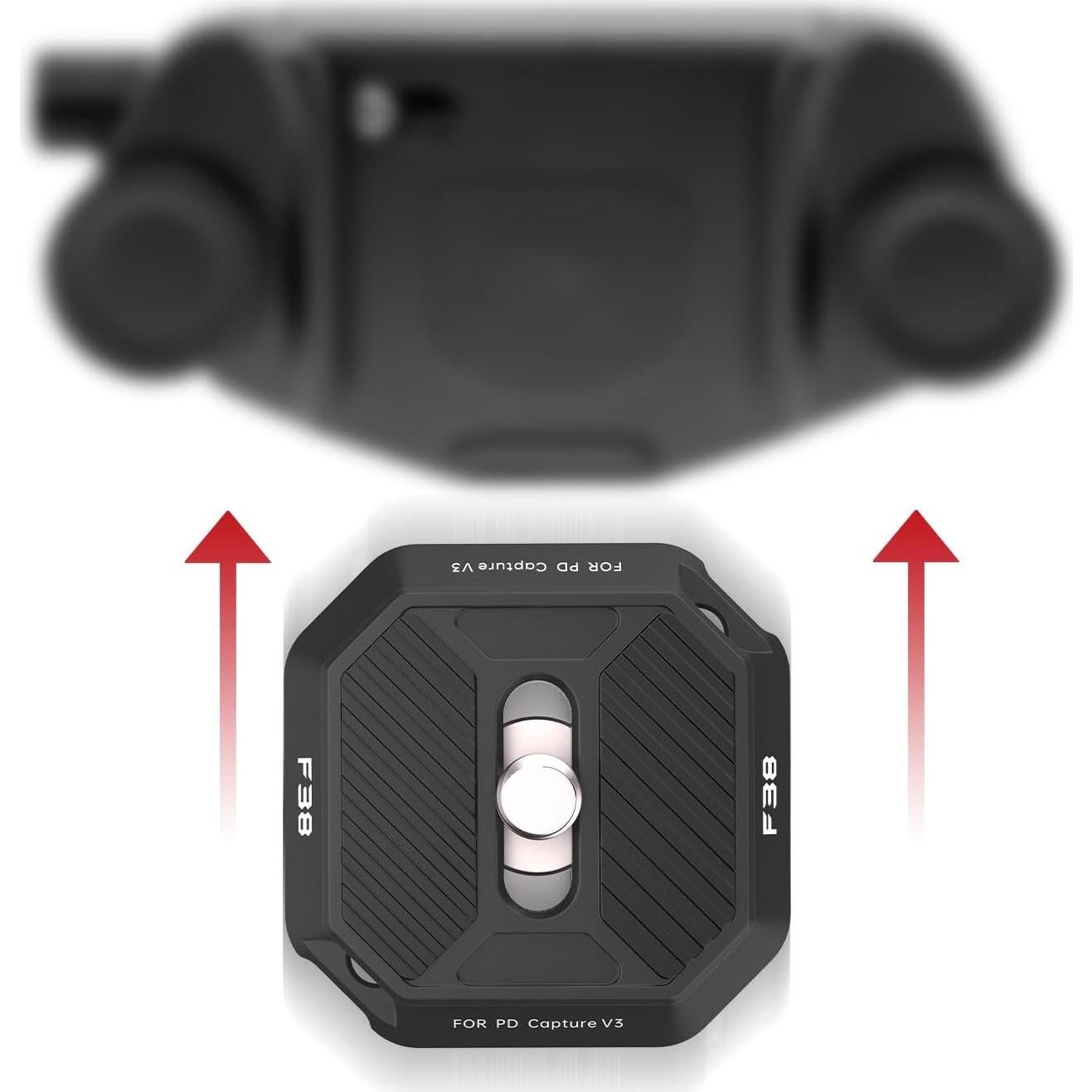 Placa de liberación rápida FALCAM F38 compatible con clip PD Capture