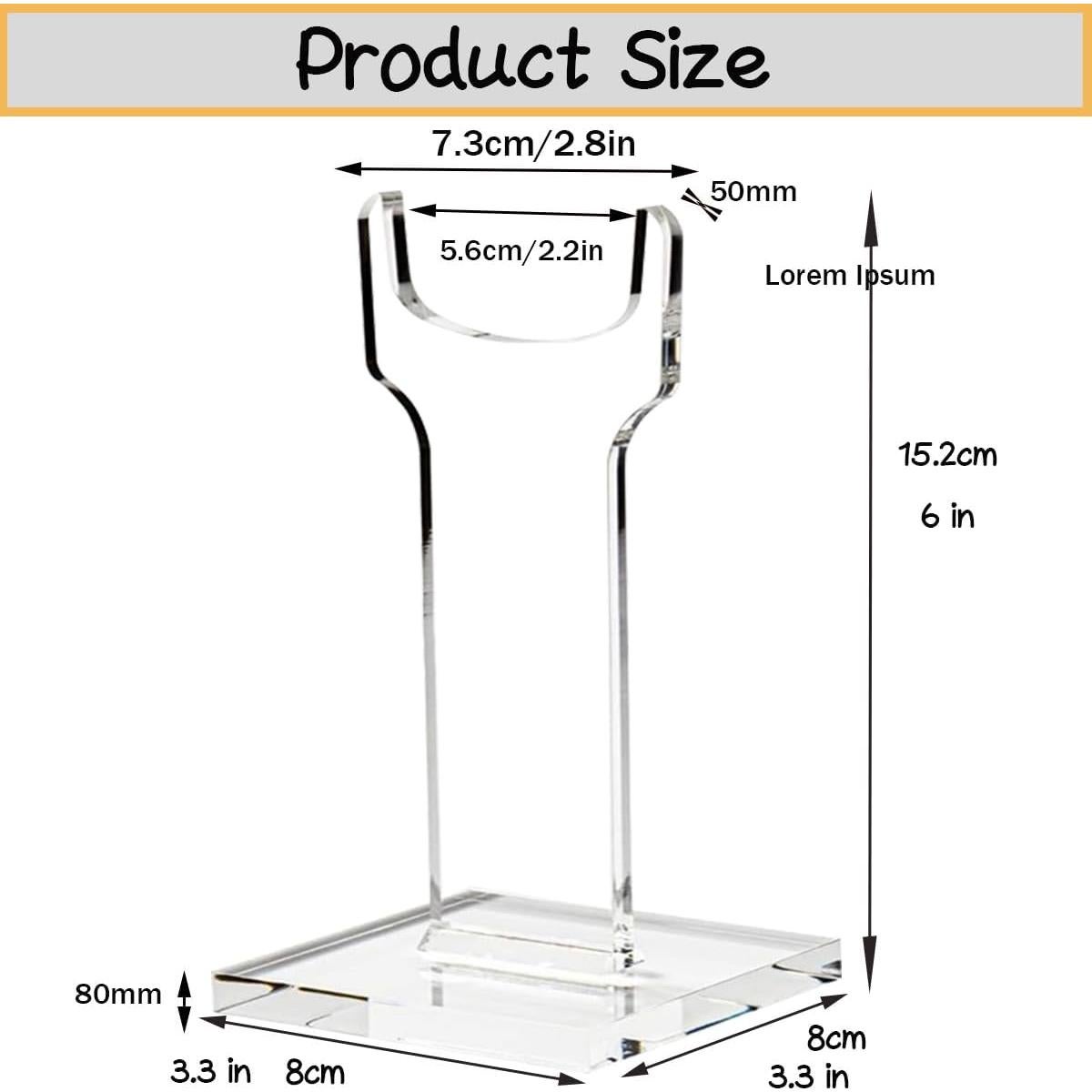 Soporte de Exhibición para Rifle Acrílico LITAITAI 15.24 cm