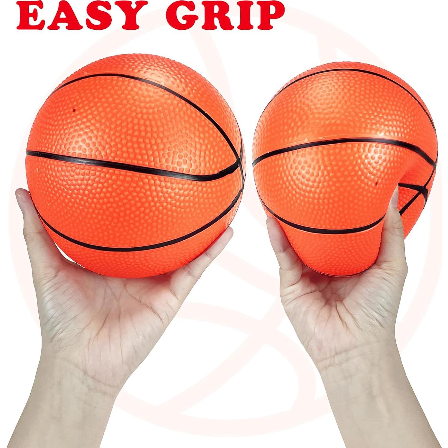 Hymaz 3 Mini Balones de Baloncesto 20cm con Bomba - Juguetes