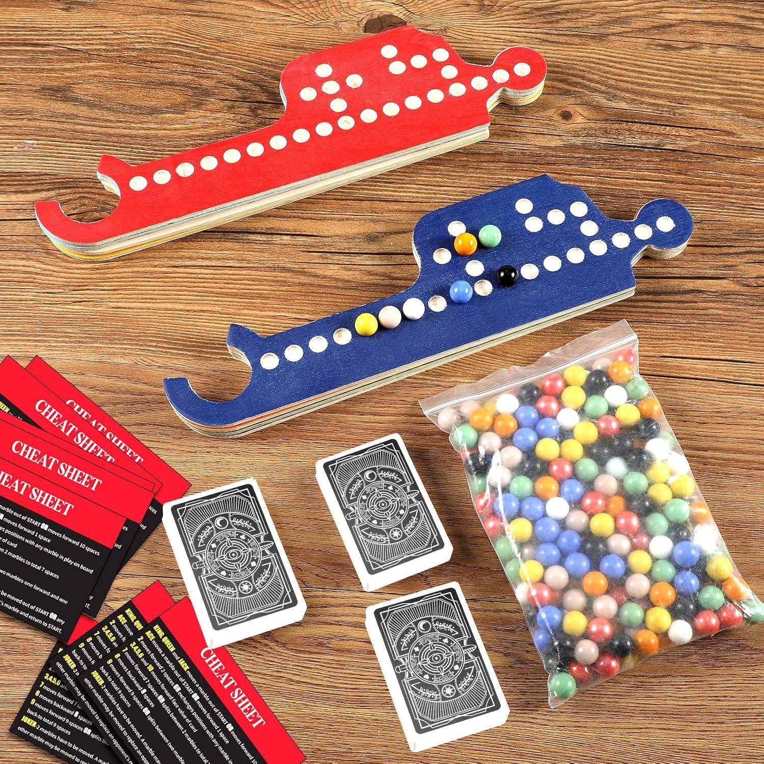 Juego de Mesa de Canicas Kathfly con 8 Tableros y 40 Fichas