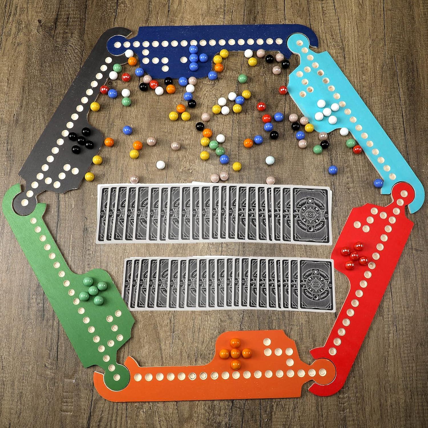 Juego de Mesa de Canicas Kathfly con 8 Tableros y 40 Fichas