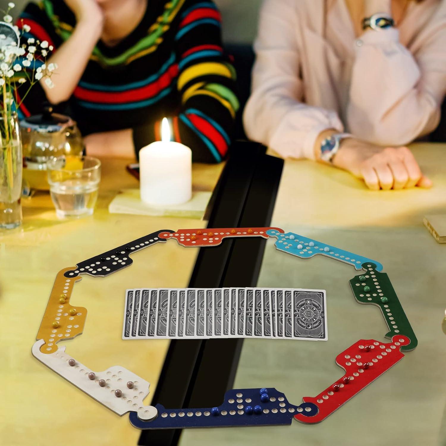 Juego de Mesa de Canicas Kathfly con 8 Tableros y 40 Fichas