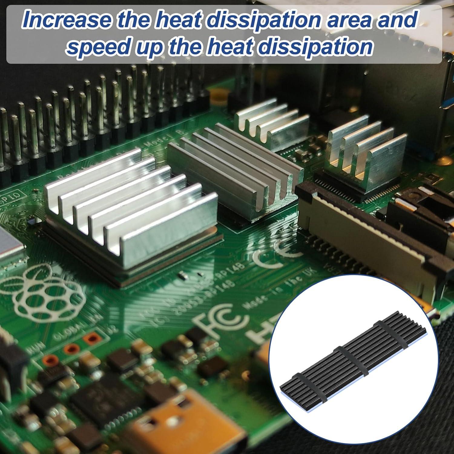 Disipador de Calor PATIKIL para M.2 2280 NVMe SSD Negro